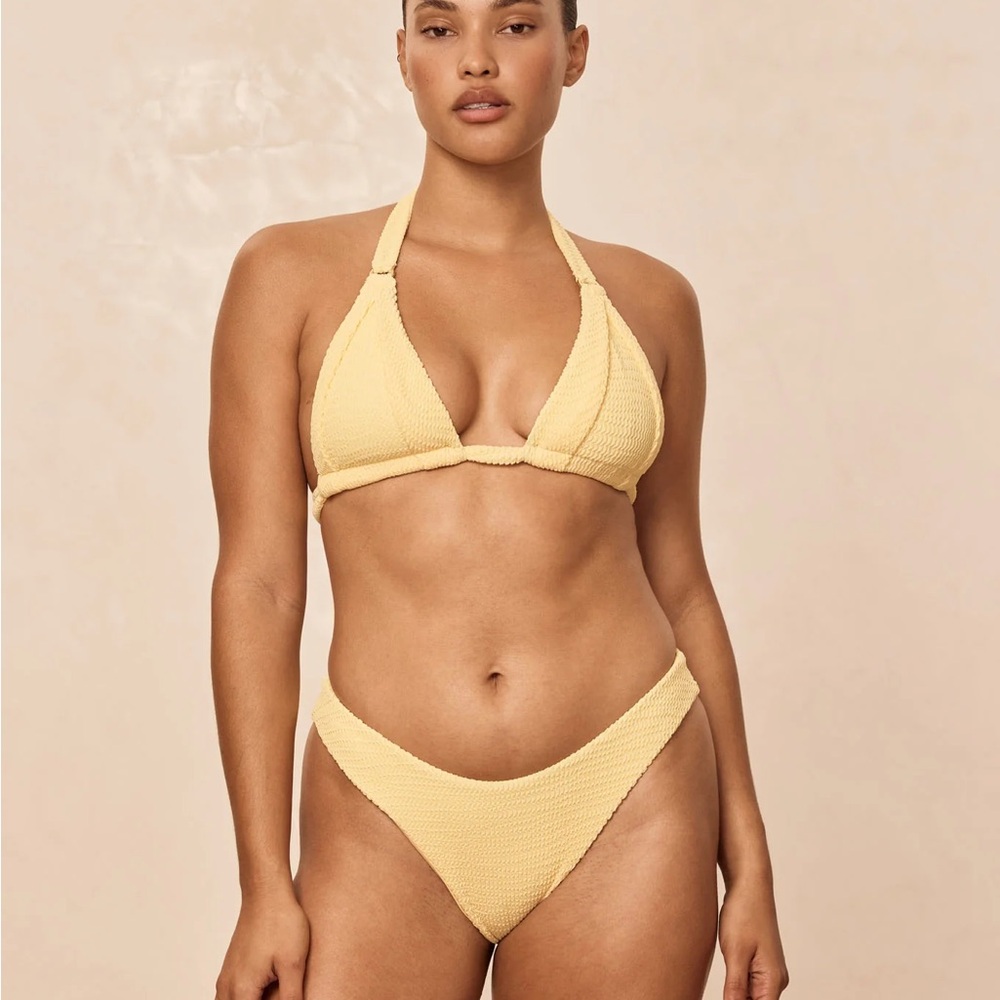 Monday Swimwear Byron Bottom in Honey Crinkle